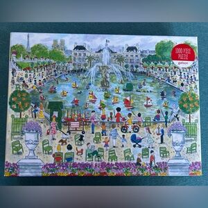 Galison 1000-Piece Springtime in Paris Puzzle by Michael Storrings